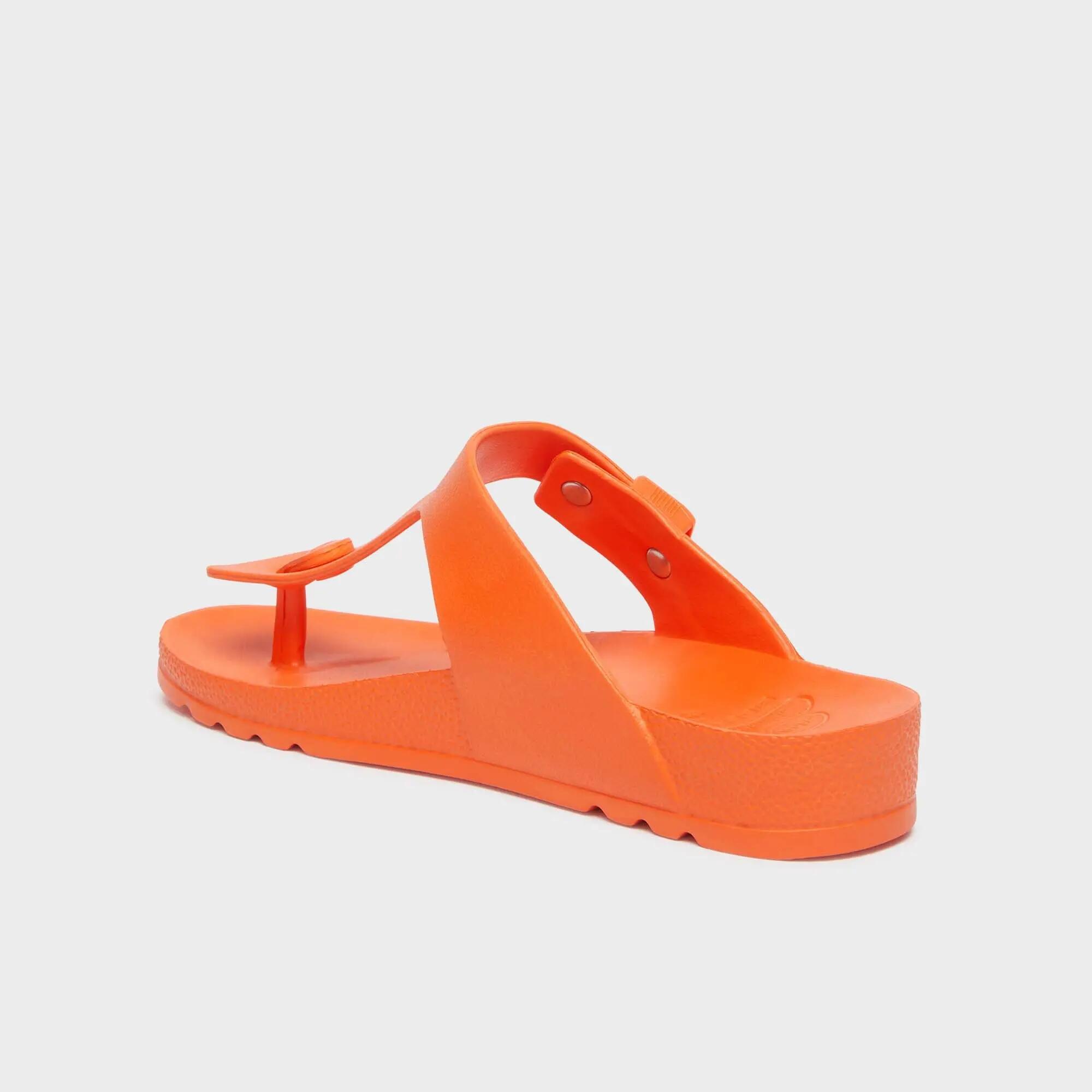 Chinelos de piscina Natação mulher Bahia Flip-Flop Laranja-tangerina 4/4