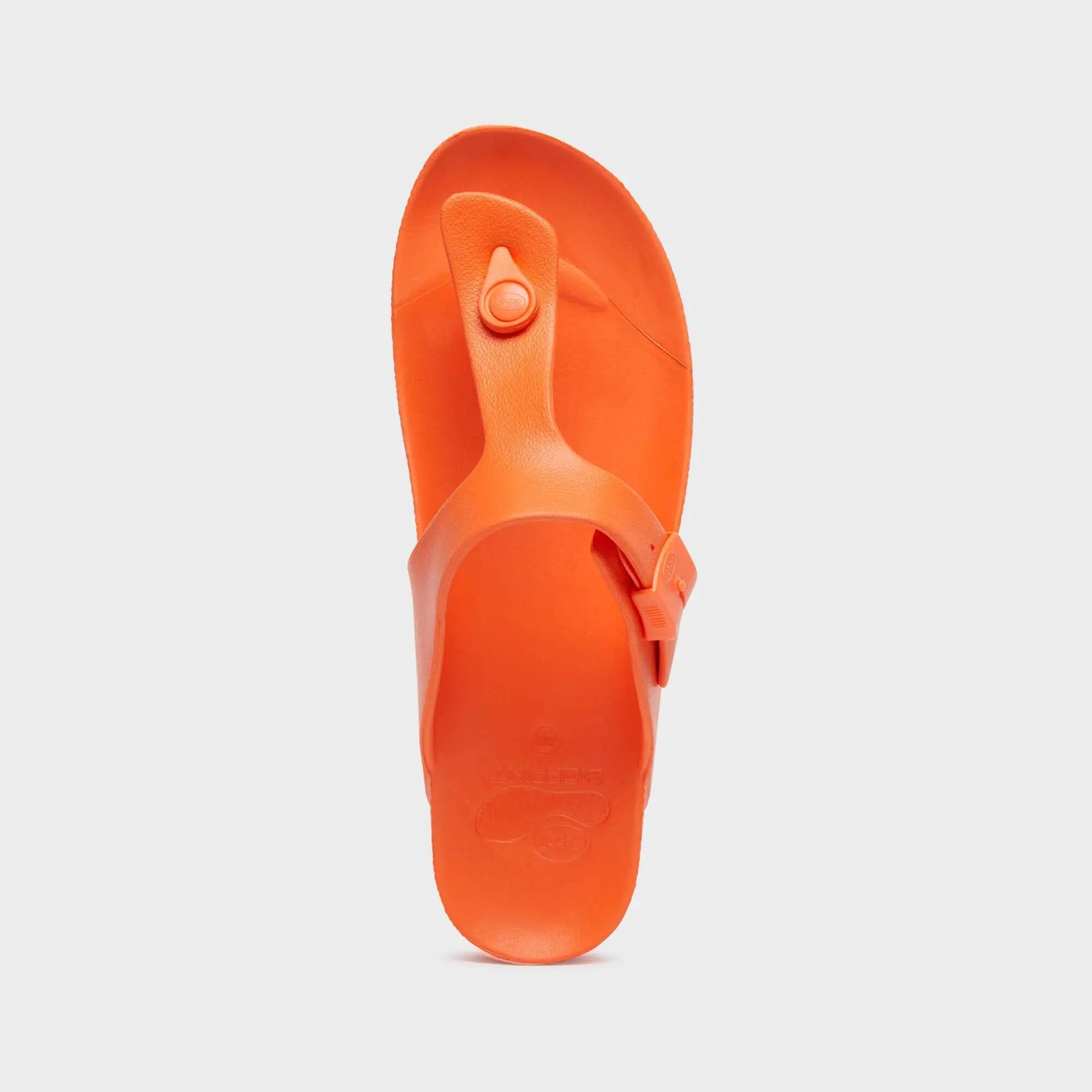 Chinelos de piscina Natação mulher Bahia Flip-Flop Laranja-tangerina 3/4