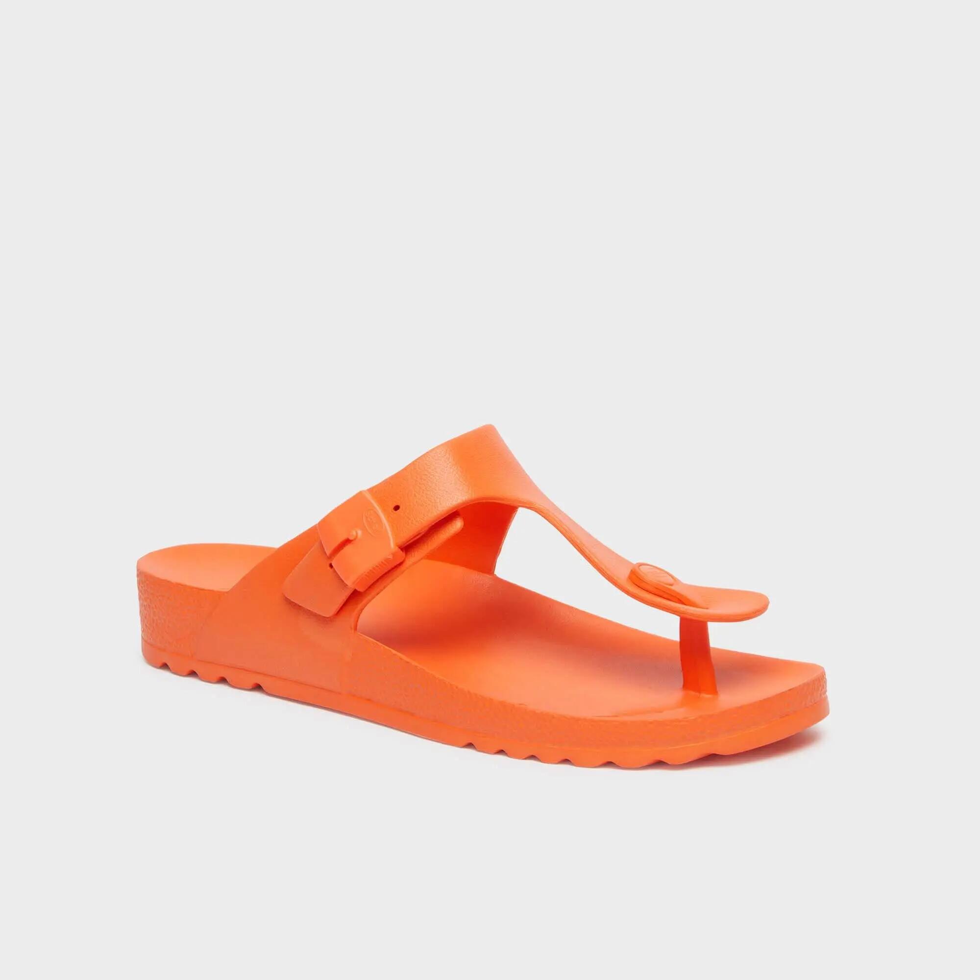 Chinelos de piscina Natação mulher Bahia Flip-Flop Laranja-tangerina 2/4