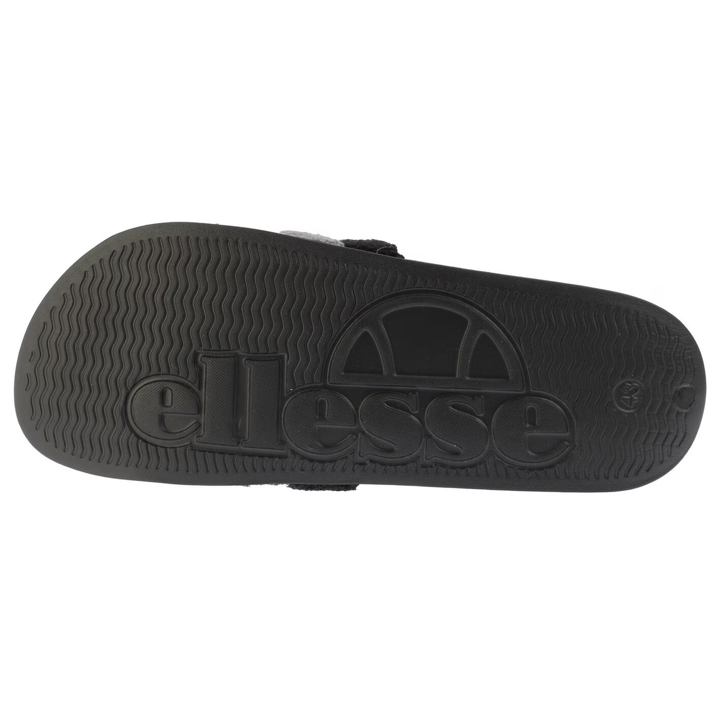 Claquettes Motif/style Triple Rayures Homme (Noir / Gris) 3/5