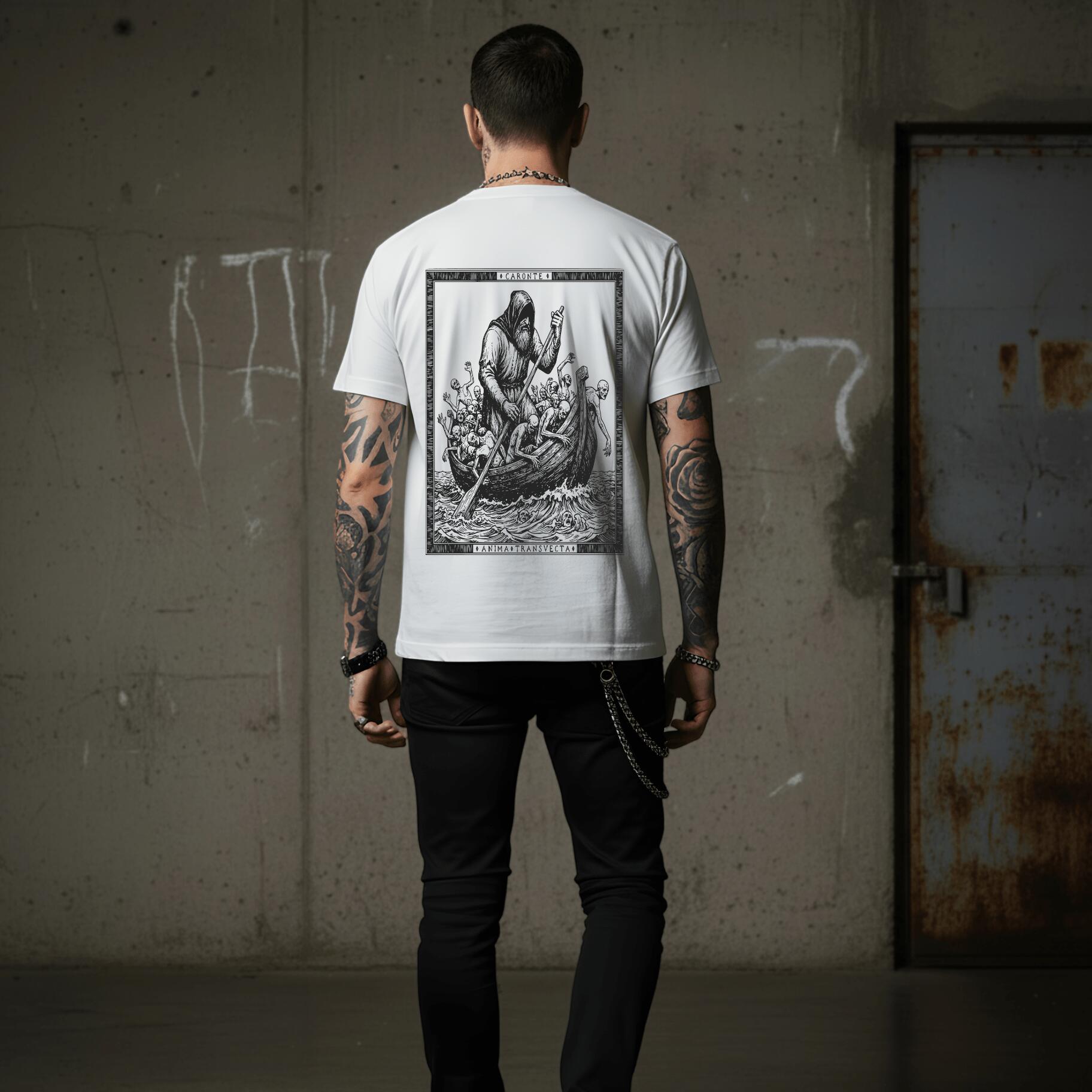 Koszulka z serii Dante Caronte-Biała-Streetwear 4/8