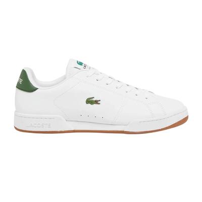 Carnaby leren sportschoenen voor heren (wit/groen/gum)