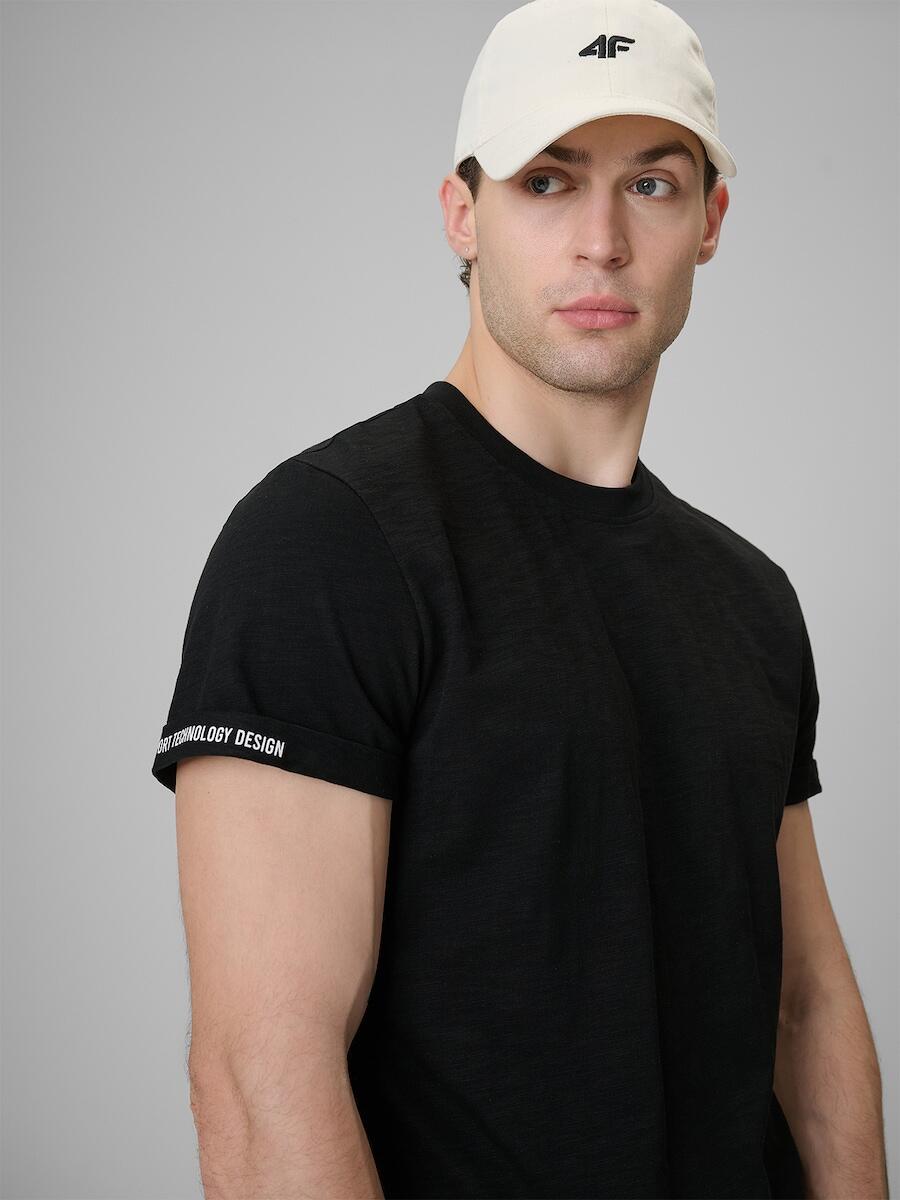 T-shirt bawełniany męski 4F 4FRSS26TTSHM4378 4/6