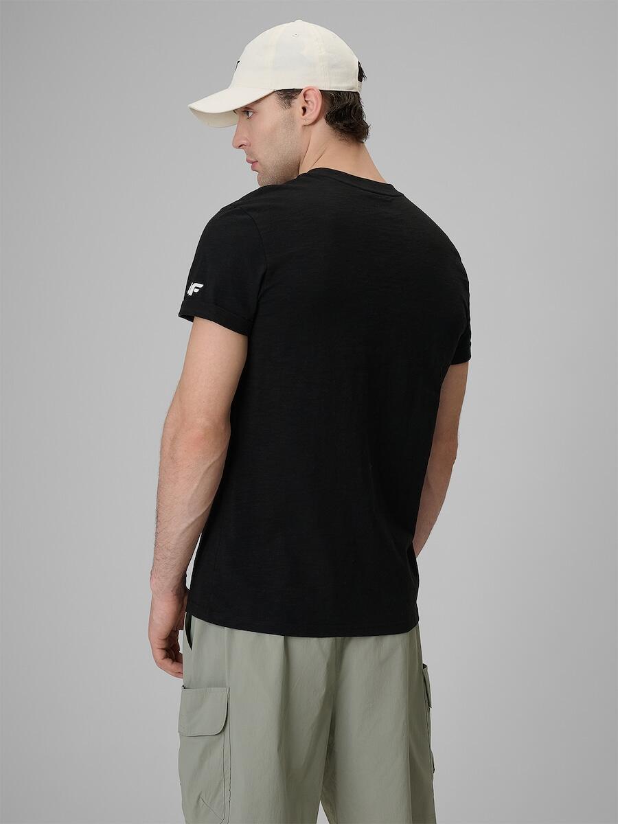 T-shirt bawełniany męski 4F 4FRSS26TTSHM4378