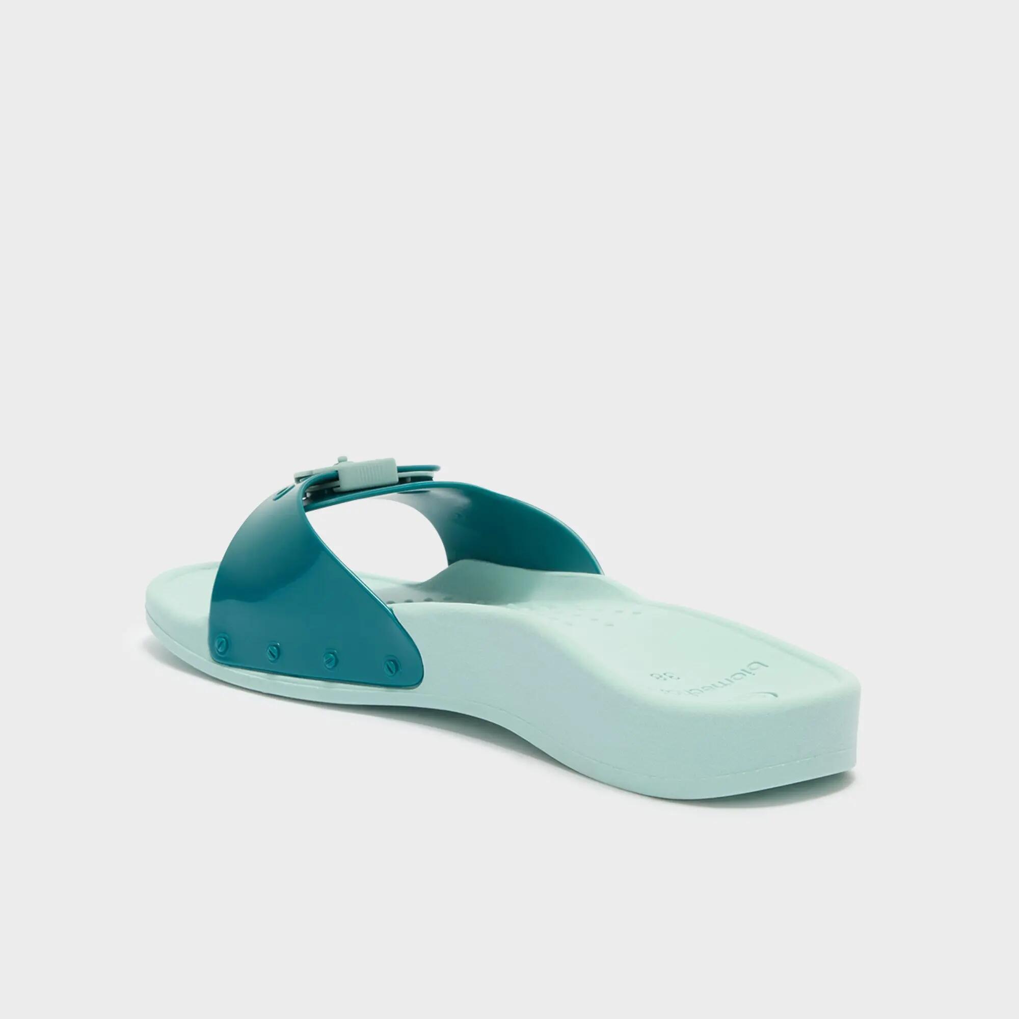 Badslippers Zwemmen dames Scholl Sun Aquablauw 4/4