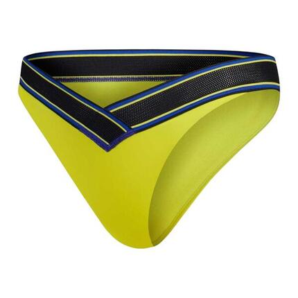 Bas De Maillot De Bain Motif/style Uni Et Rayures Femme (Vert Jaune)