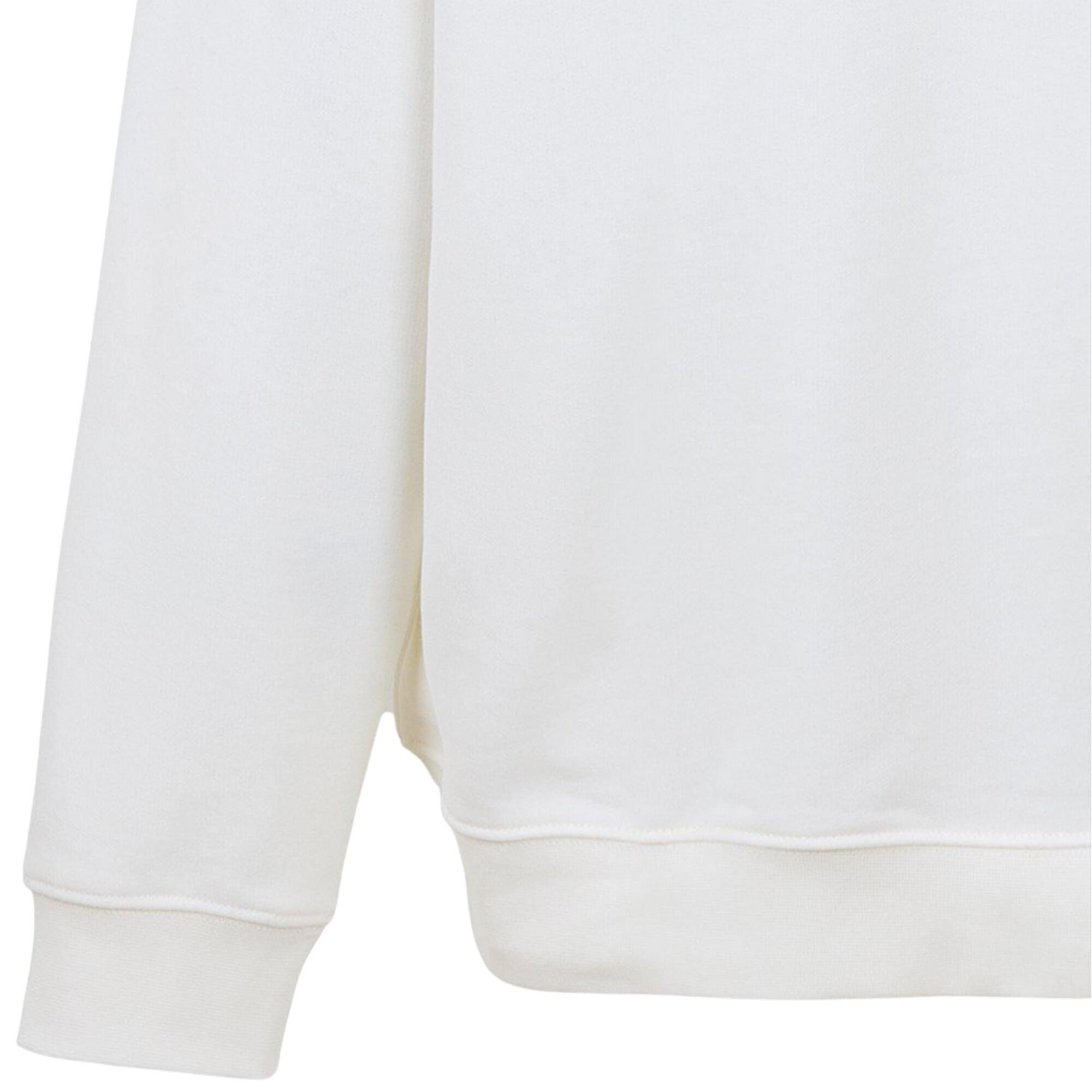 Heren geborduurde logohoodie (Marshmallow) 4/4