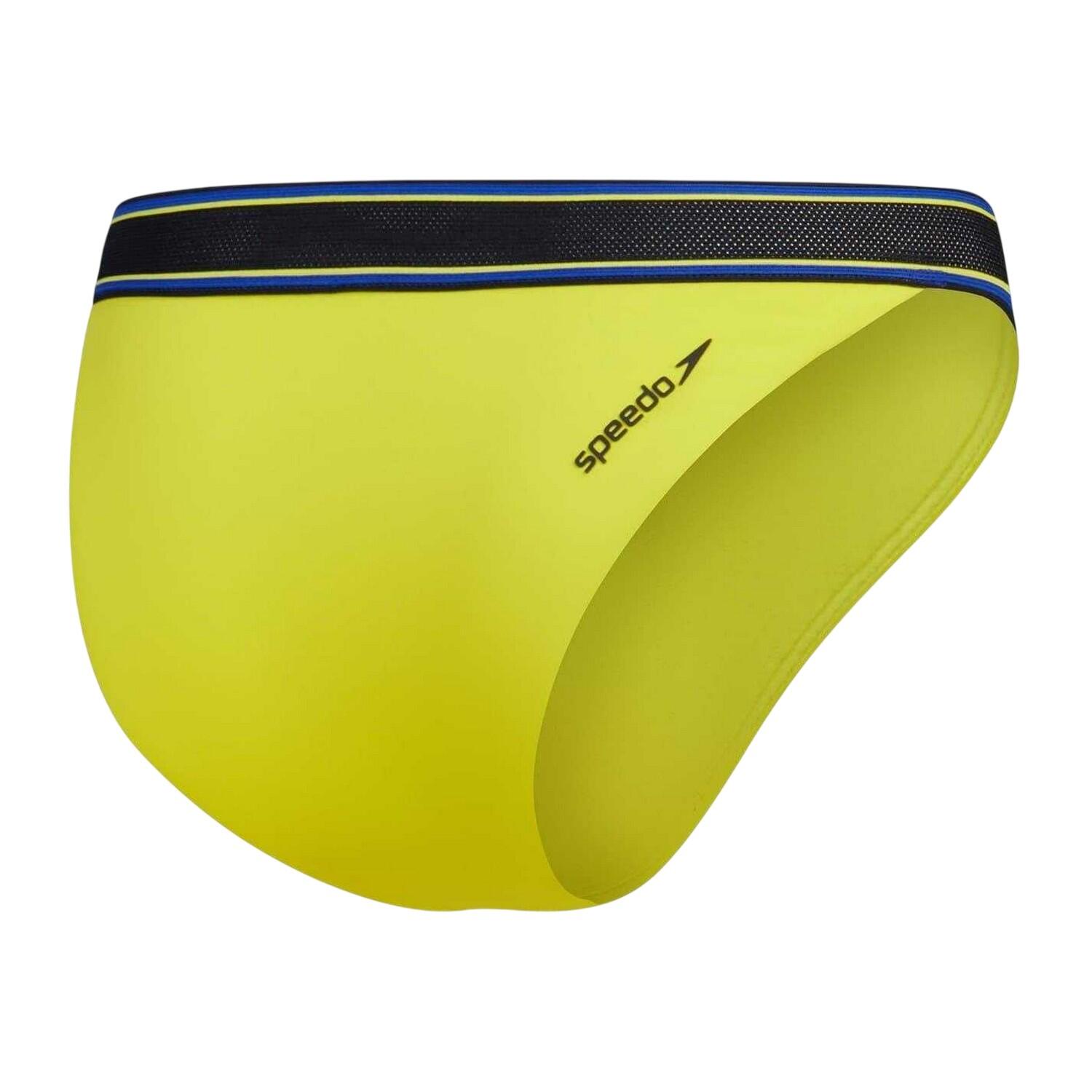 Dames Gestreept Bikinibroekje (Groen) 2/4