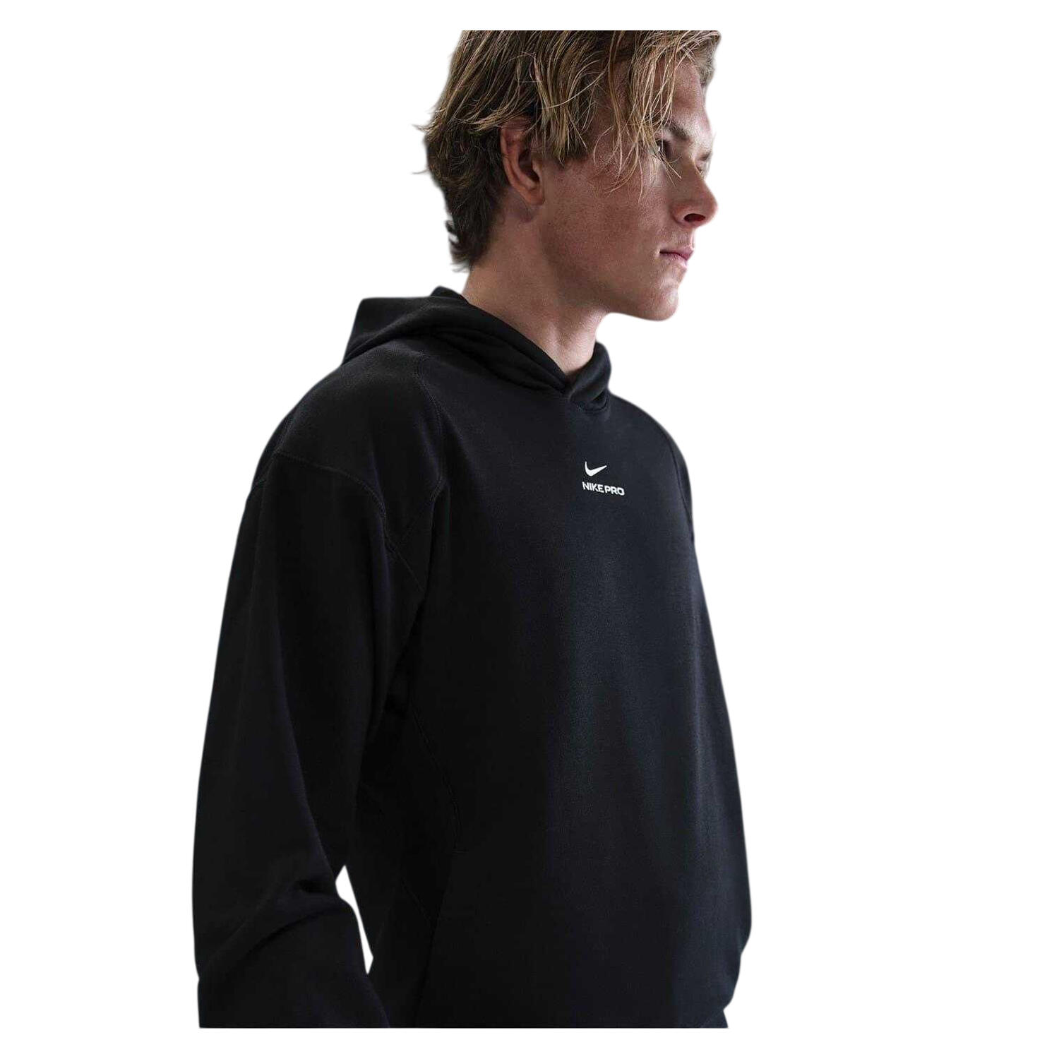 "Pro" Hoodie zum Überziehen für , Training, Regulär Herren Schwarz/Weiß 3/3