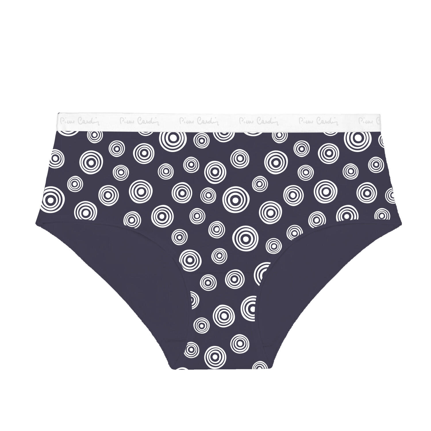 Lot de 3 culottes femme  en coton uni imprimé ceinture fine 2cm Pck29 4/5