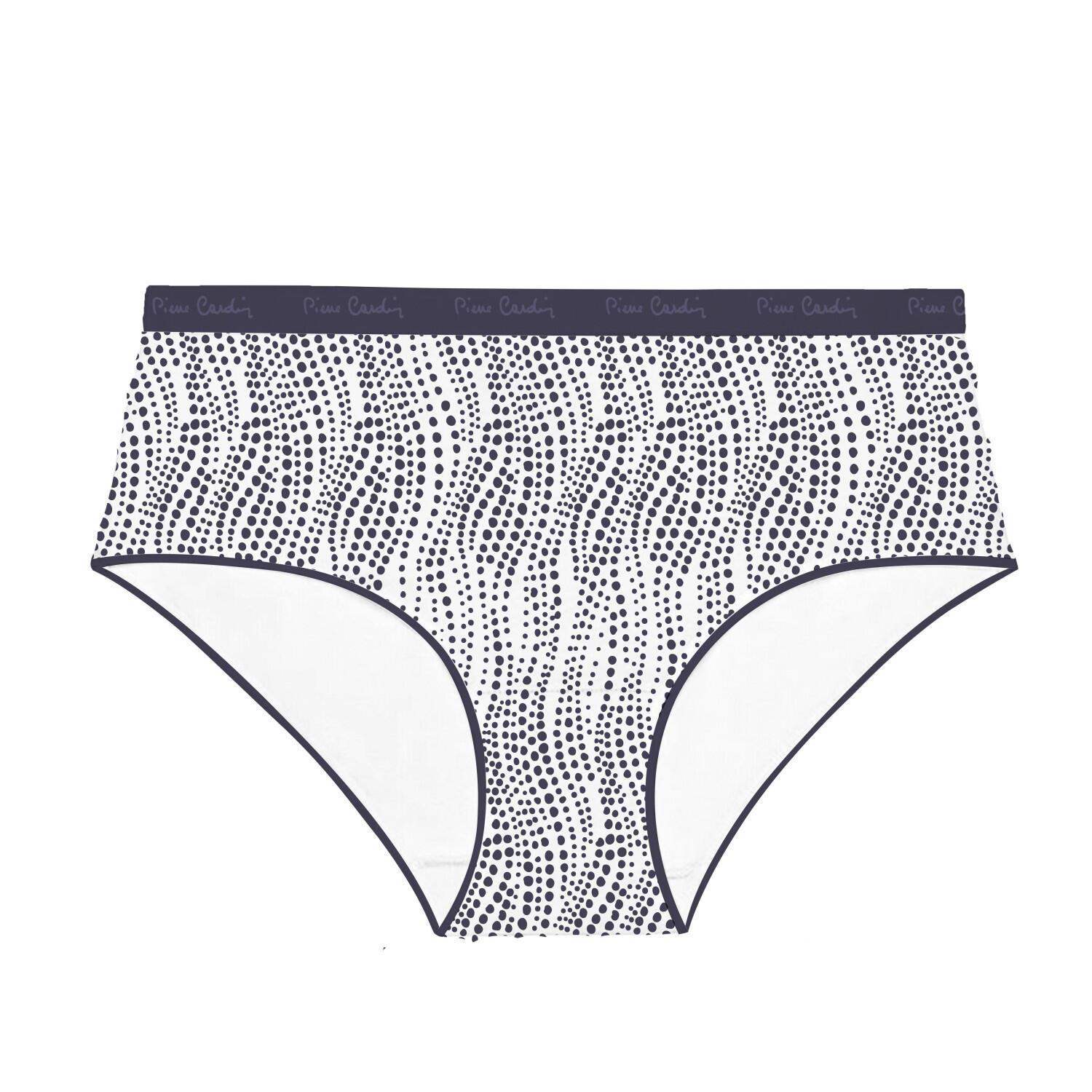 Lot de 3 culottes femme  en coton uni imprimé ceinture fine 2cm Pck29 2/5
