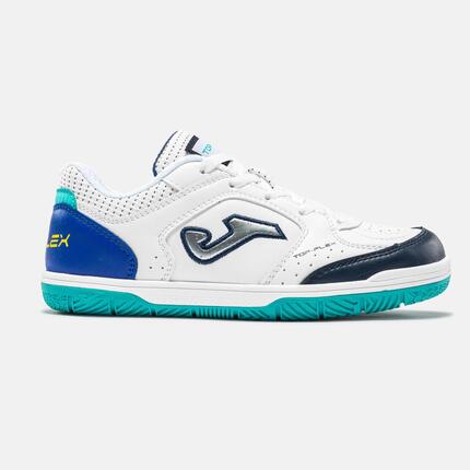 Zapatillas Fútbol Sala Niños Joma Top Flex Jr 26 IN Blanco