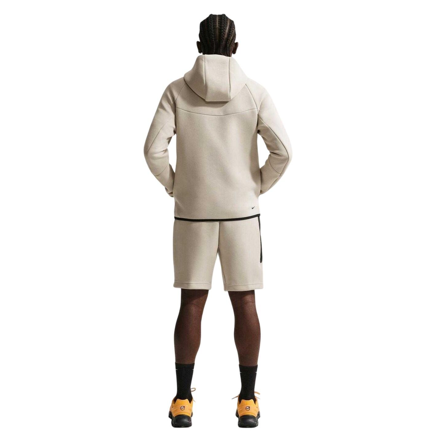 "Tech" Hoodie mit durchgehendem Reißverschluss für Herren Cremefarbe 2/4