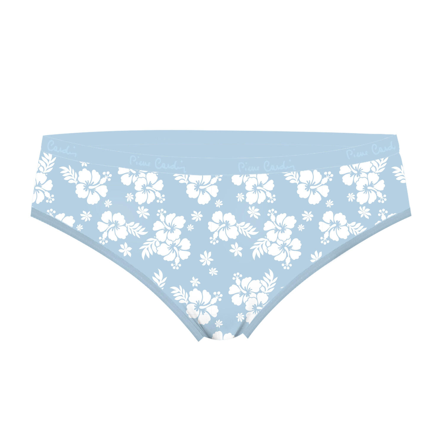 Lot de 3 slips femme  en coton uni et imprimé ceinture fine 2cm Pck1 2/5