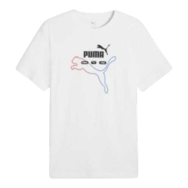 PUMA ESS Logo Lab Sommer - T-Shirt 1/4