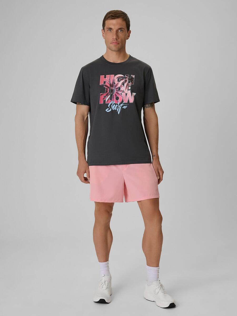 T-shirt bawełniany męski 4F 4FRSS26TTSHM4292 3/6