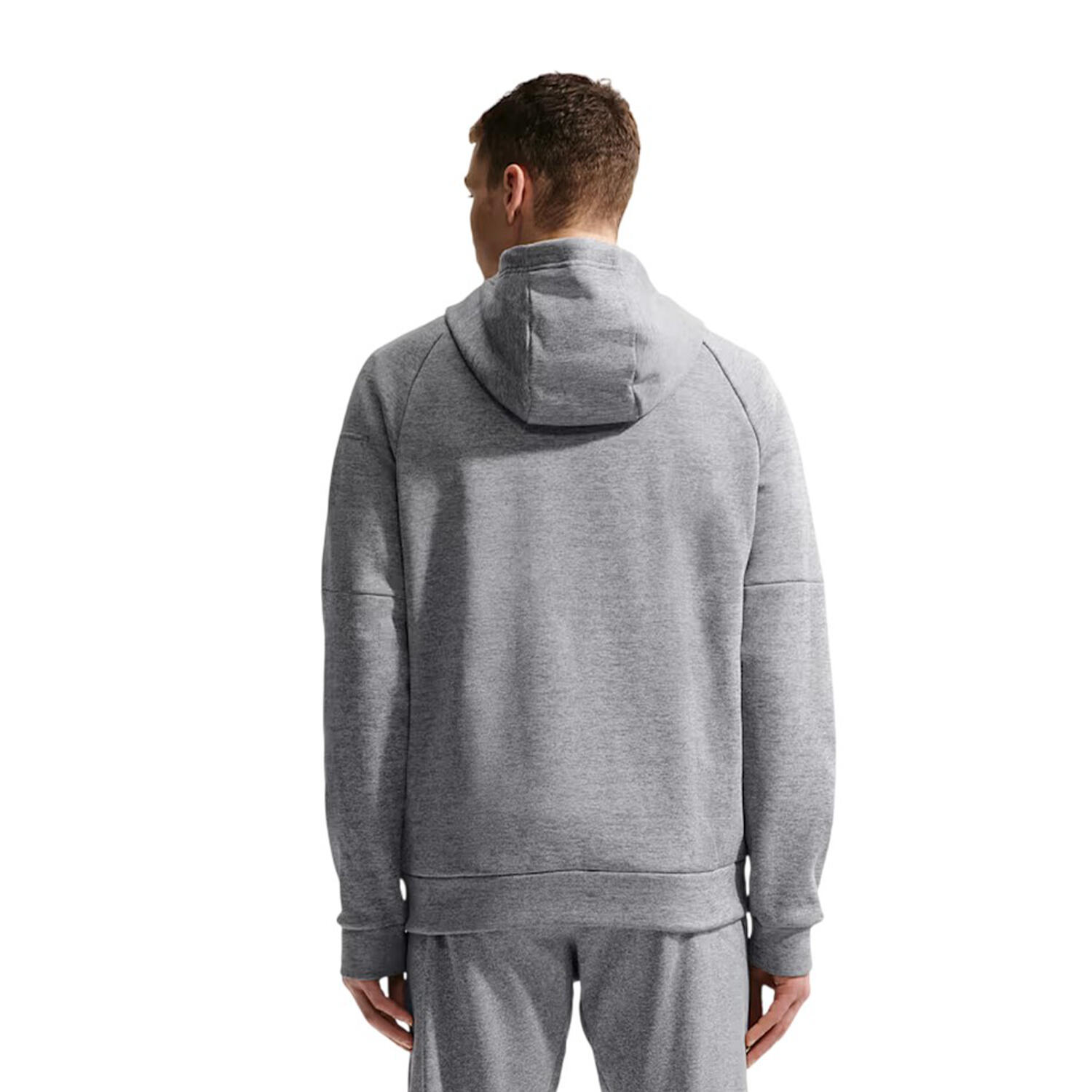 Mens DriFIT Training Full Zip Hoodie (Grey) 3/3