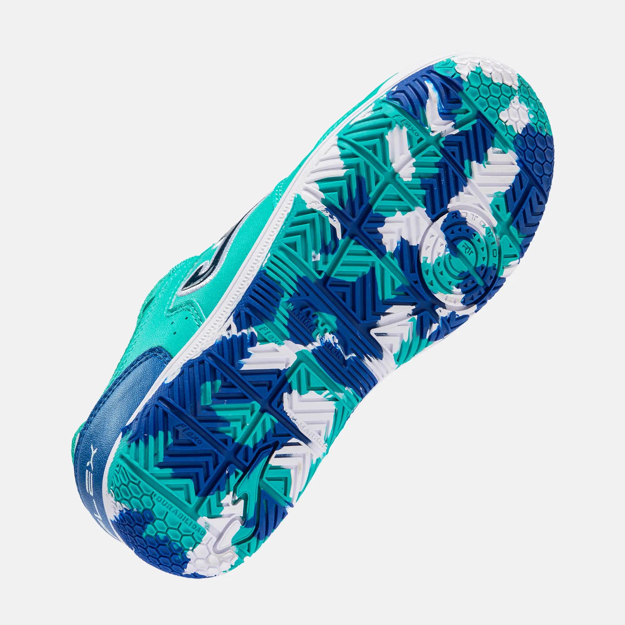 Chaussures Futsal Enfants Joma Top Flex Jr 26 IN Turquoise 5/5