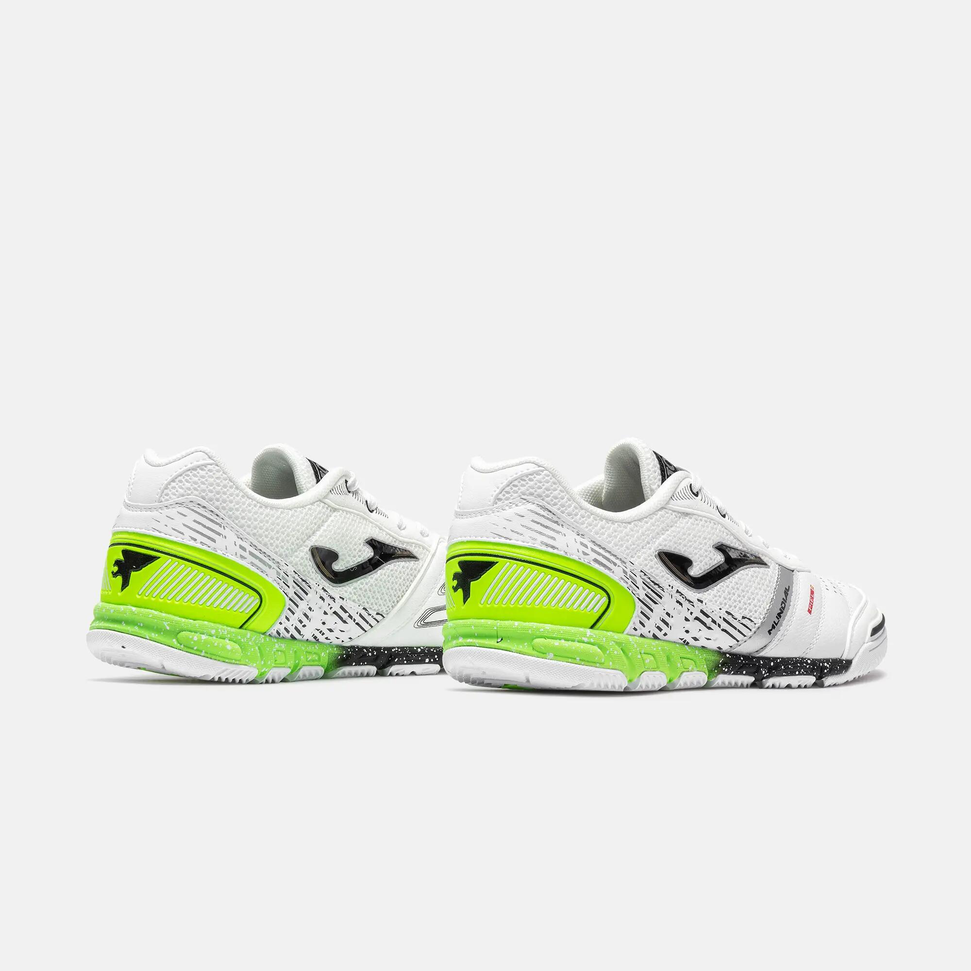 Zapatillas Fútbol Sala Adulto Joma Mundial 26 IN Blanco 3/5
