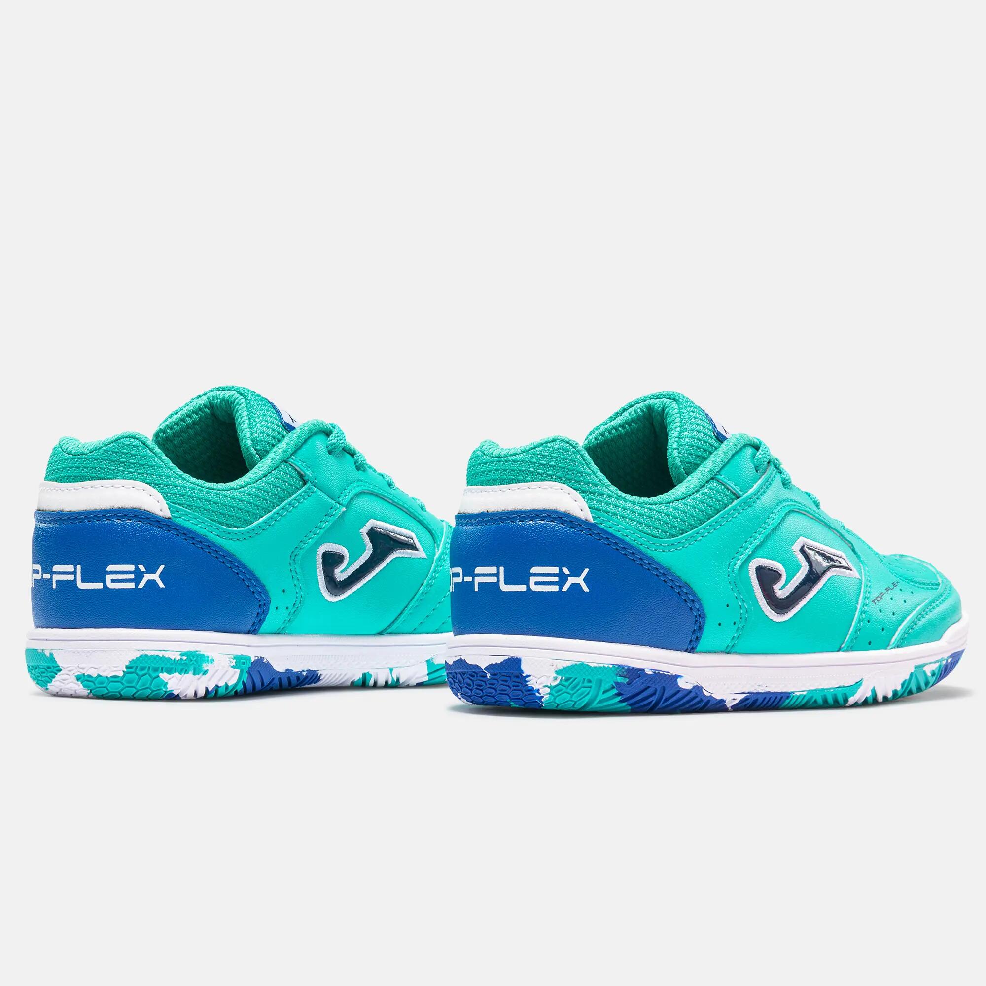 Zapatillas Fútbol Sala Niños Joma Top Flex Jr 26 IN Turquesa 3/5