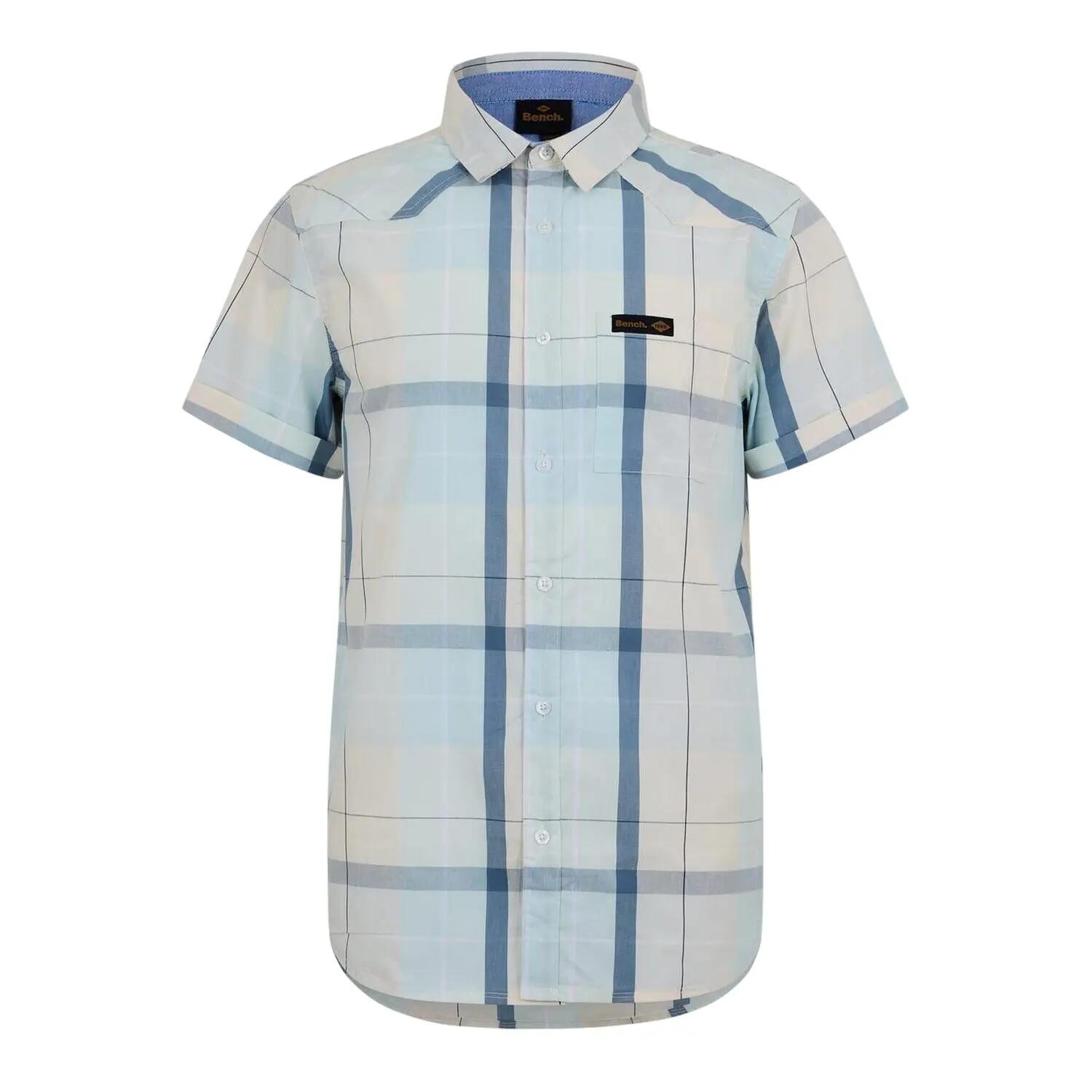 Hemd für , Anliegend, kurzärmlig Herren Gelb/Blau 2/4