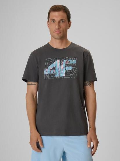T-shirt bawełniany męski 4F 4FRSS26TTSHM4295