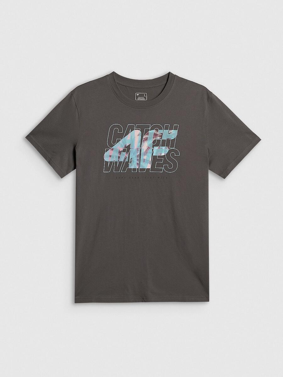 T-shirt bawełniany męski 4F 4FRSS26TTSHM4295 7/7