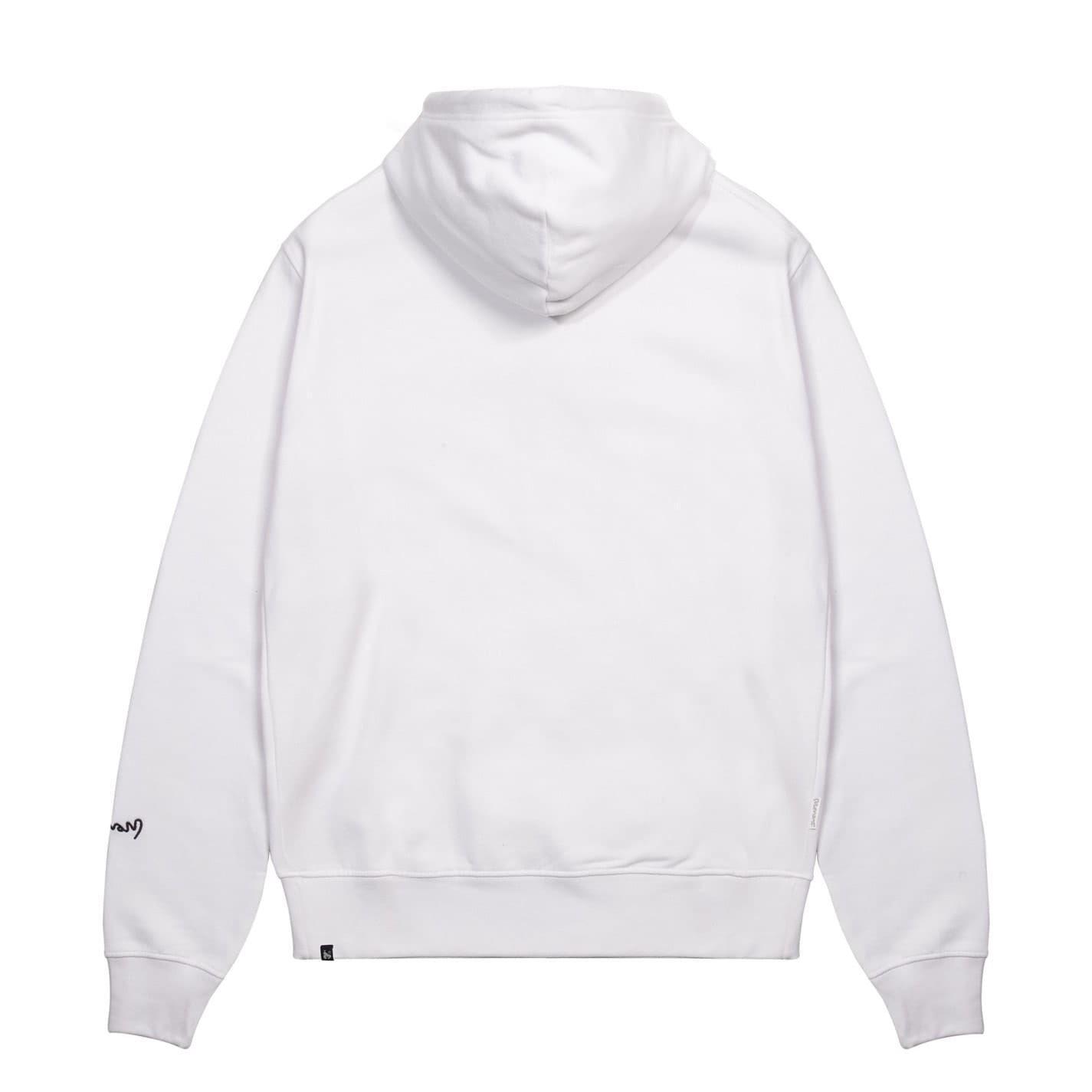 Felpa Con Cappuccio Scimmia Uomo Money Zoom Bianco 2/3