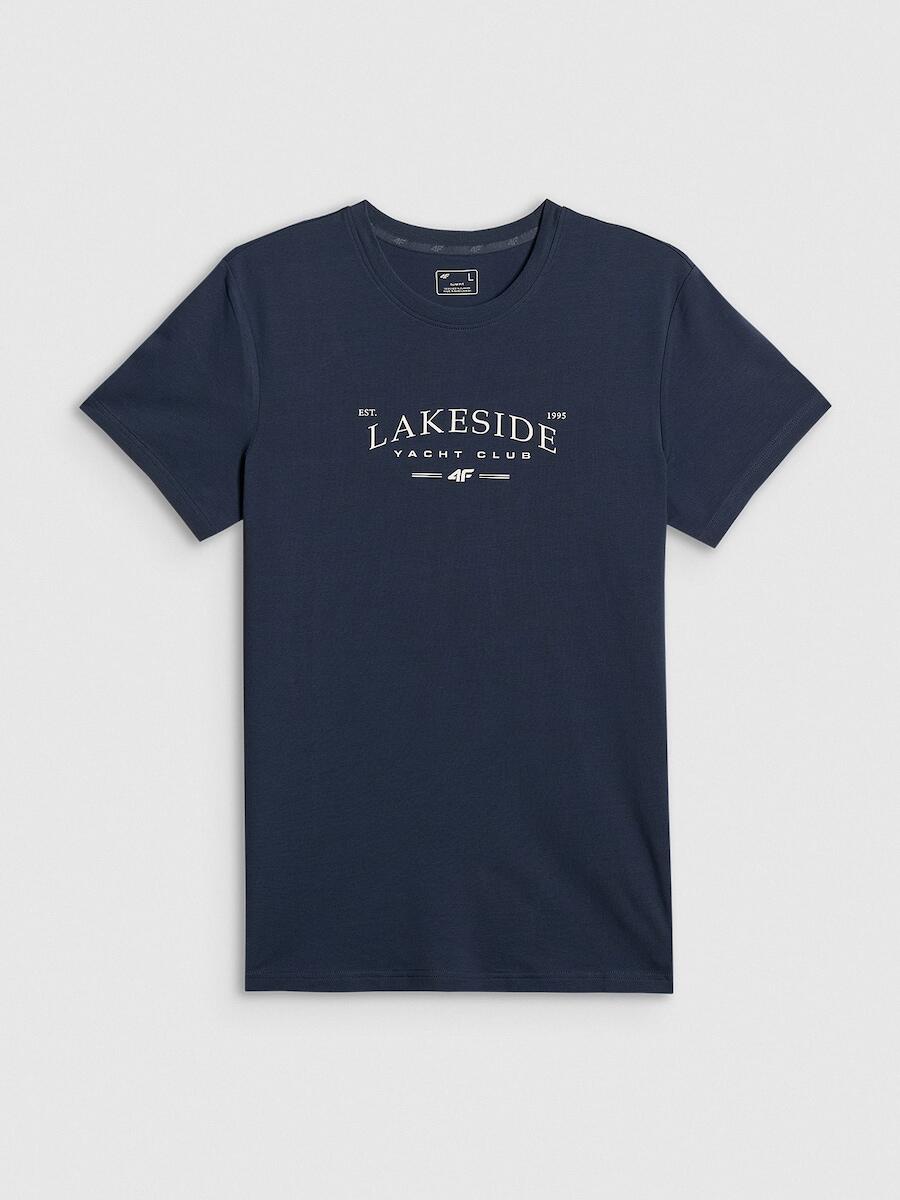 T-shirt bawełniany męski 4F 4FRSS26TTSHM4501 5/6