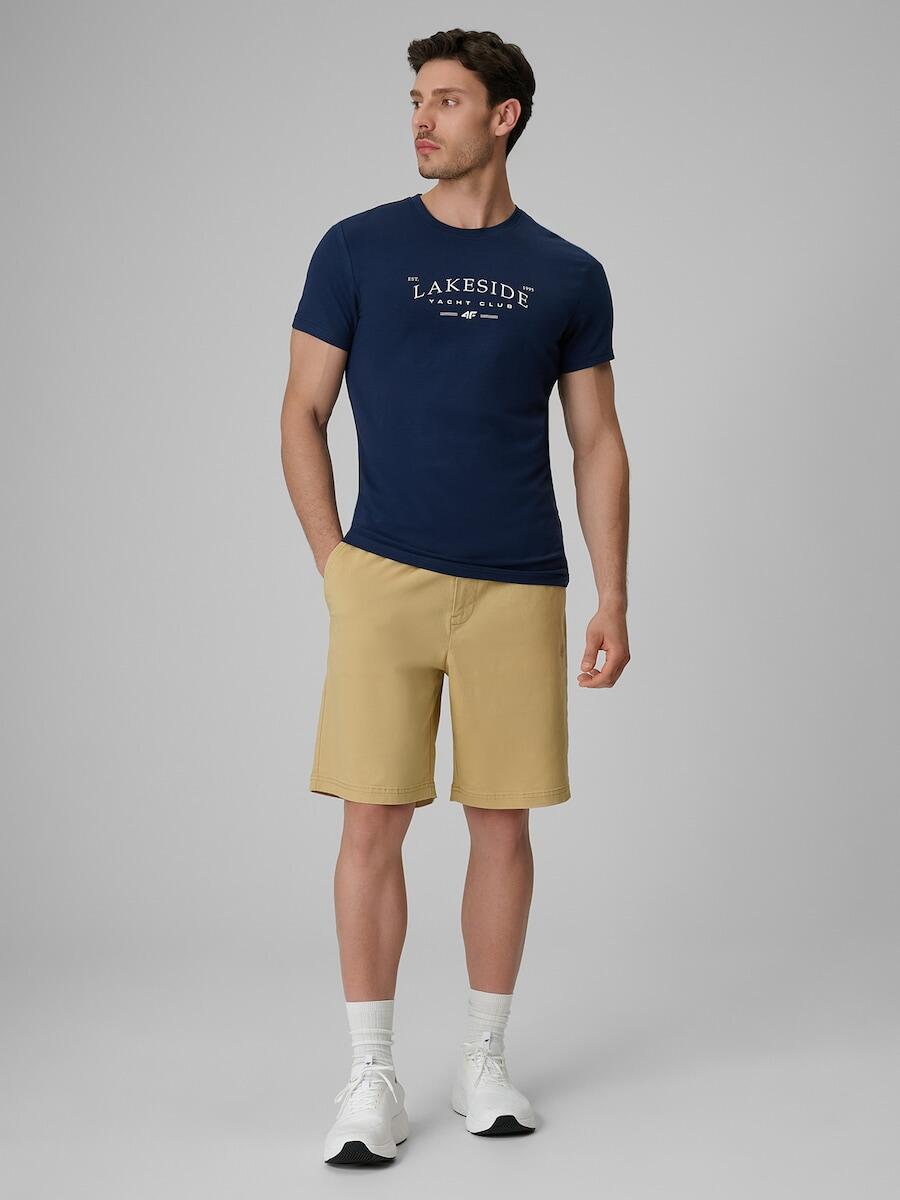 T-shirt bawełniany męski 4F 4FRSS26TTSHM4501 3/6
