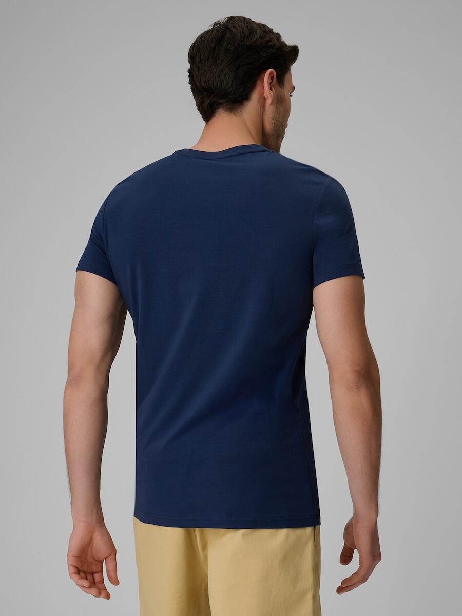 T-shirt bawełniany męski 4F 4FRSS26TTSHM4501