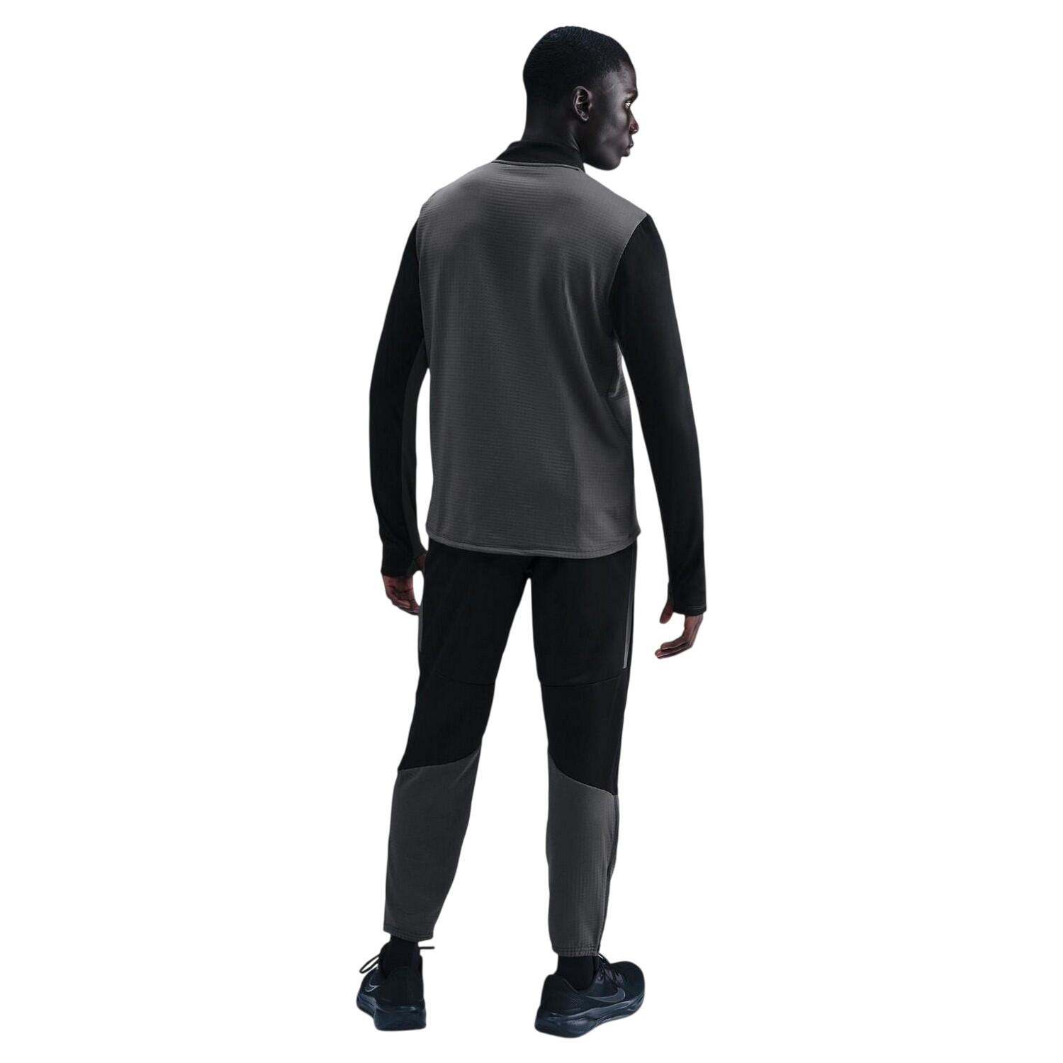 Mens Pacer DriFIT Quarter Zip Top (Anthracite) 2/3