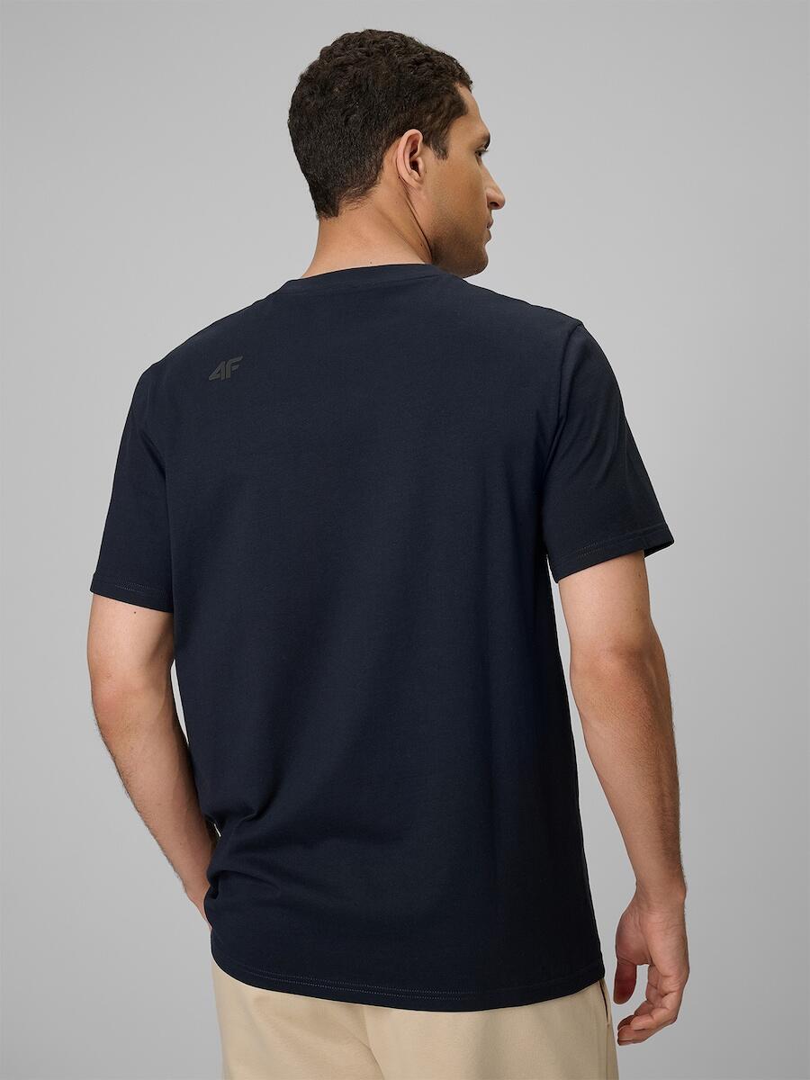 T-shirt bawełniany męski 4F 4FRSS26TTSHM4087 2/6