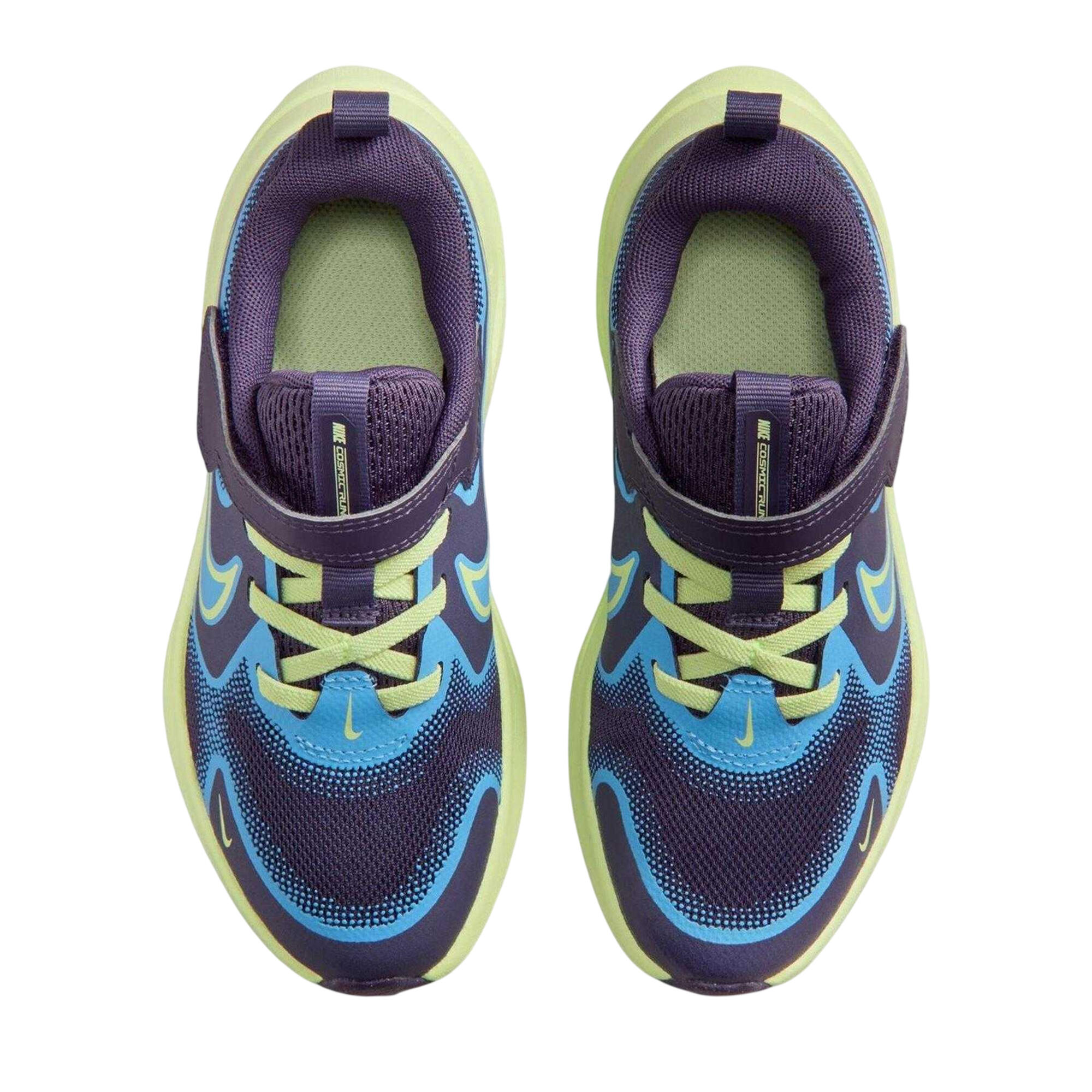 Baskets COSMIC Enfant (Pourpre / Vert Citron) 3/4