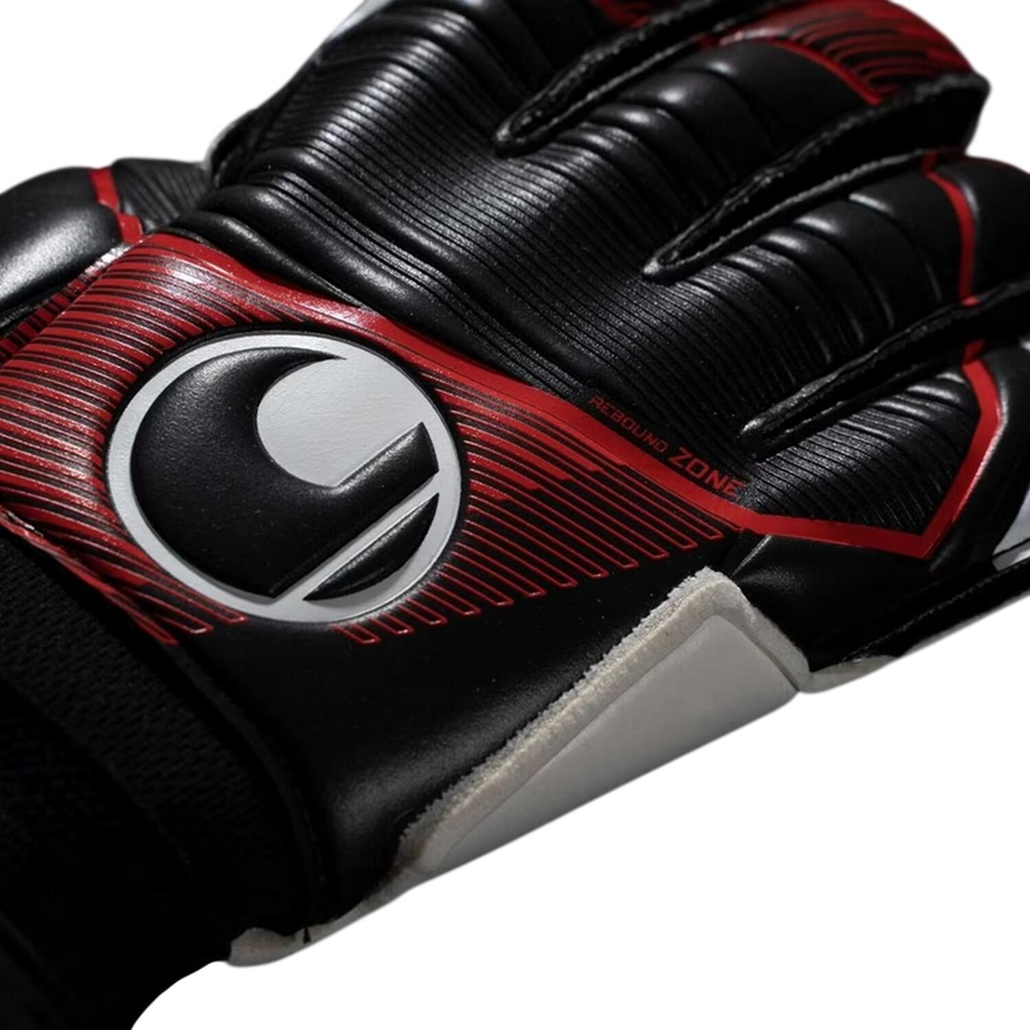 Gants De Gardien De But Adulte (Noir / Rouge / Blanc) 4/4