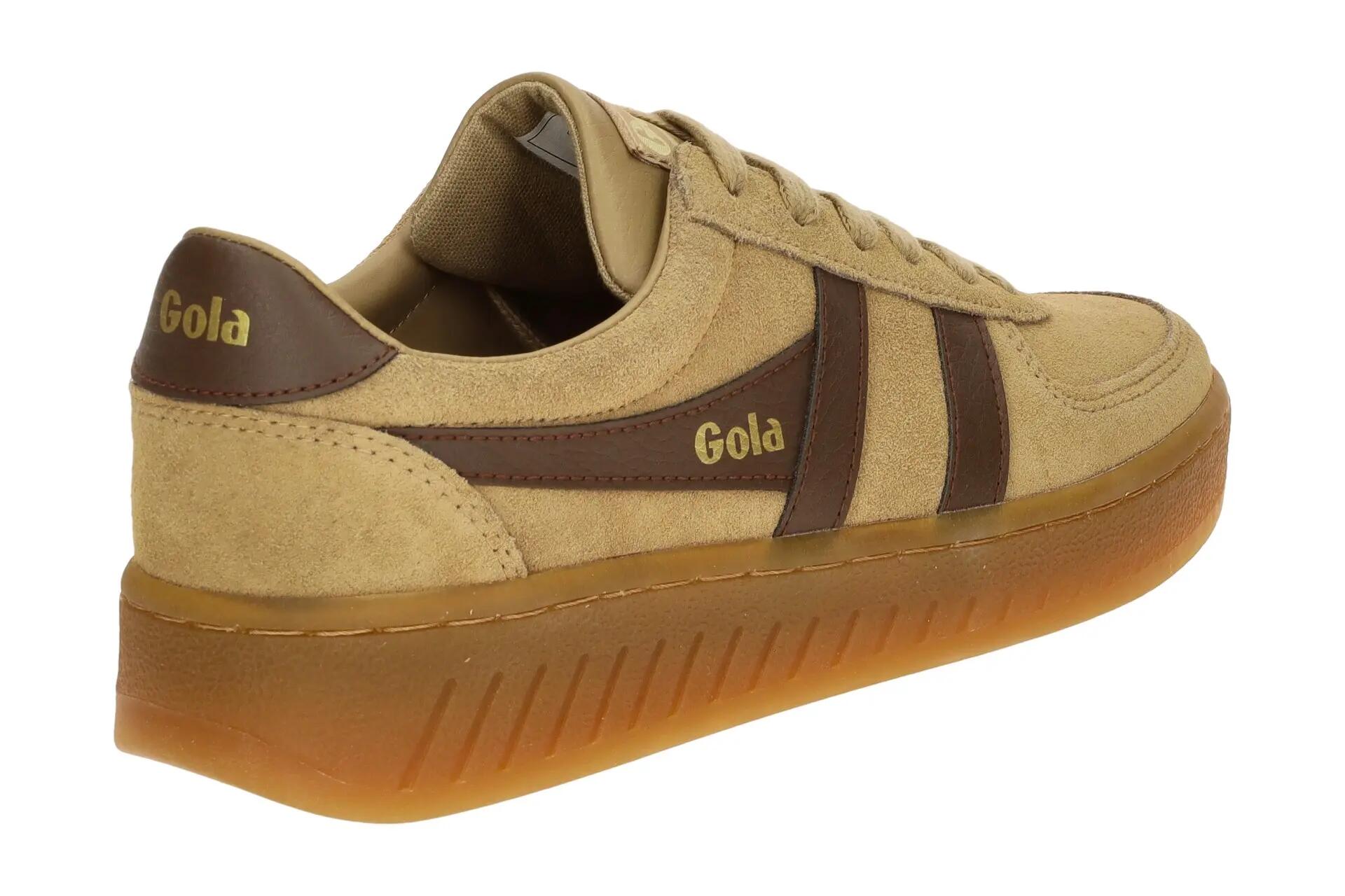 Gola Grandslam Suede Schuhe Sneakers hellbraun CLA589 4/7