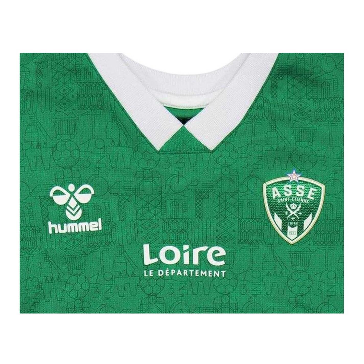 Bambini AS SaintÉtienne Maglia Da Casa Hummel 2025/2026 Verde 3/3