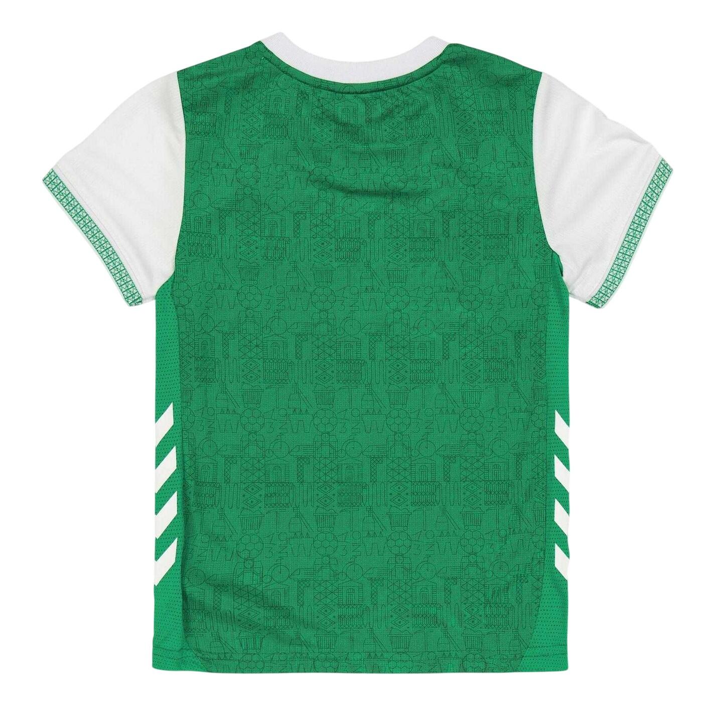 Bambini AS SaintÉtienne Maglia Da Casa Hummel 2025/2026 Verde 2/3
