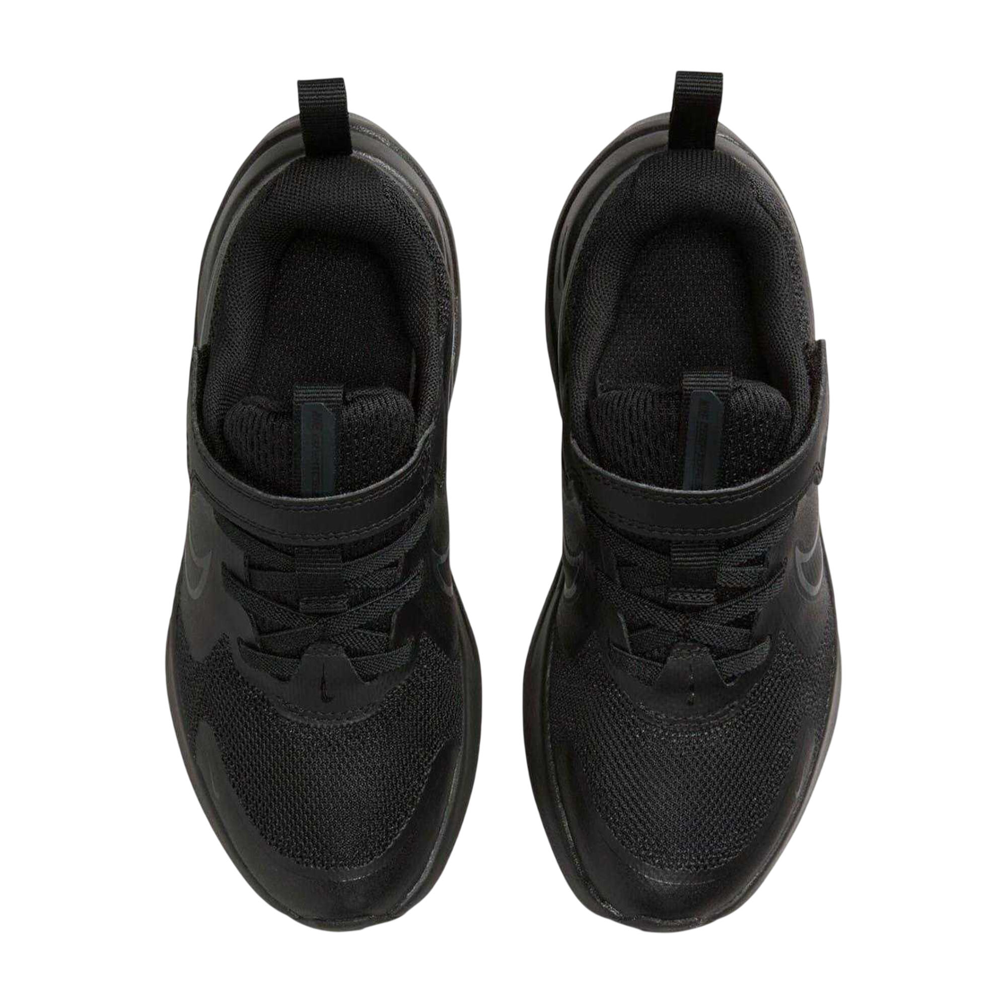 Childrens/Kids Cosmic Hook and Loop Trainers (Triple Black) 4/4