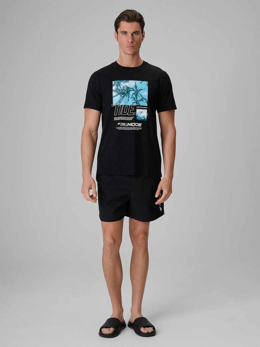 T-shirt bawełniany męski 4F 4FRSS26TTSHM4321 2/7