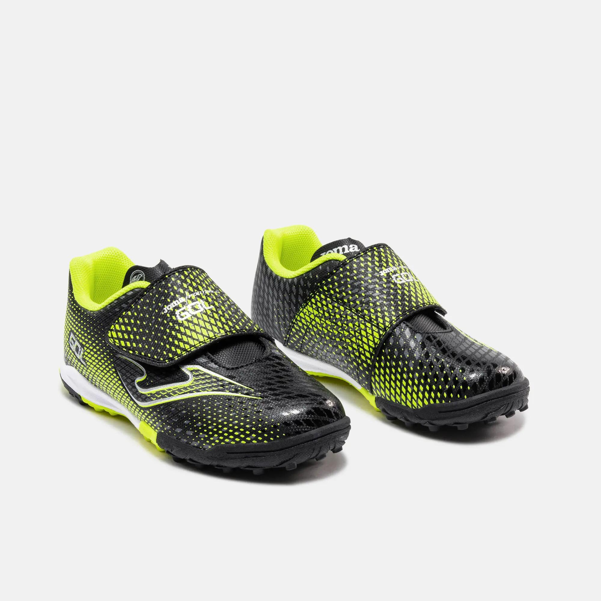 Botas Fútbol Fútbol Niños Joma Gol Jr 26 TF Negro 2/5