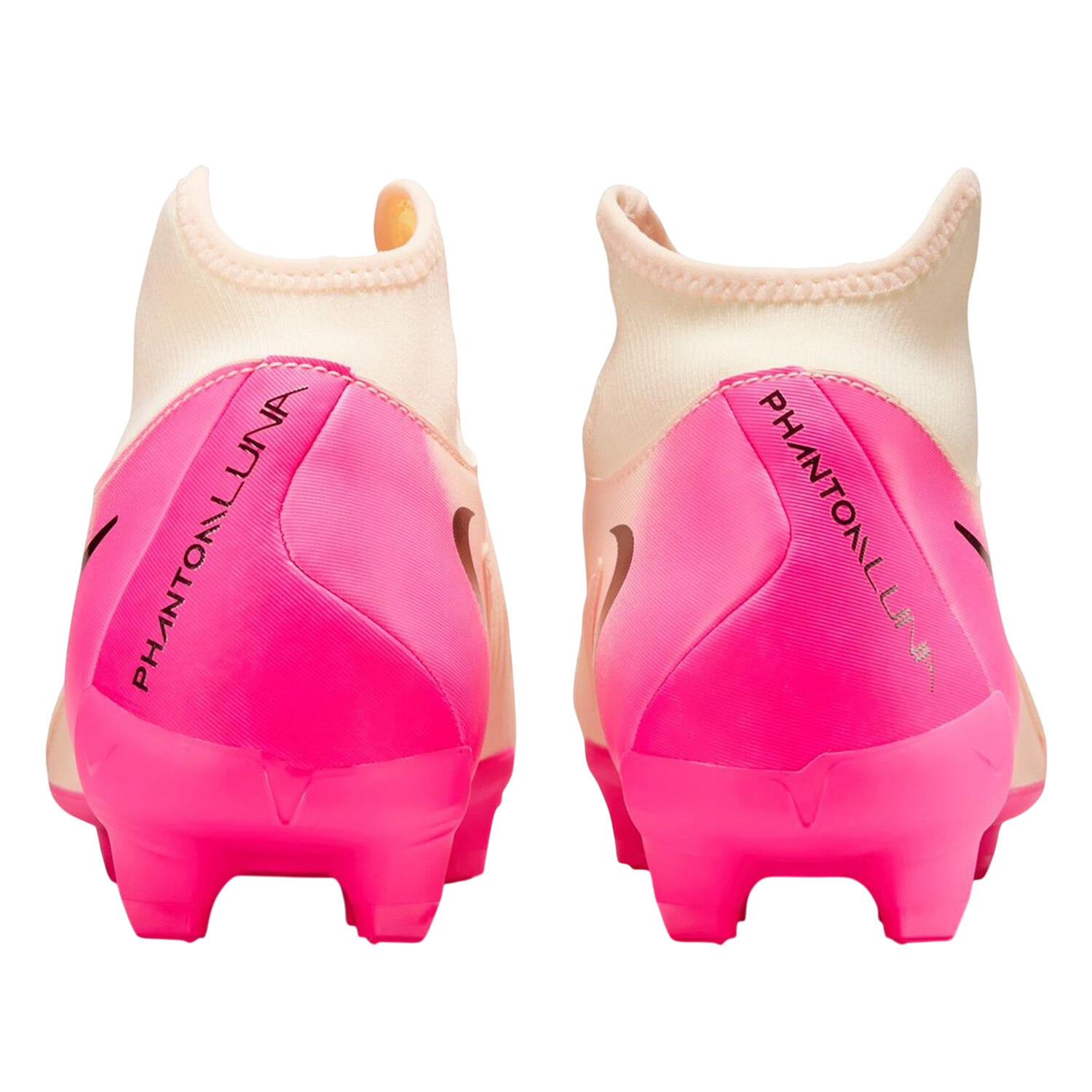 Chaussures De Foot Pour Terrain Ferme PHANTOM LUNA ACADEMY Homme (Orange / Rose) 2/6