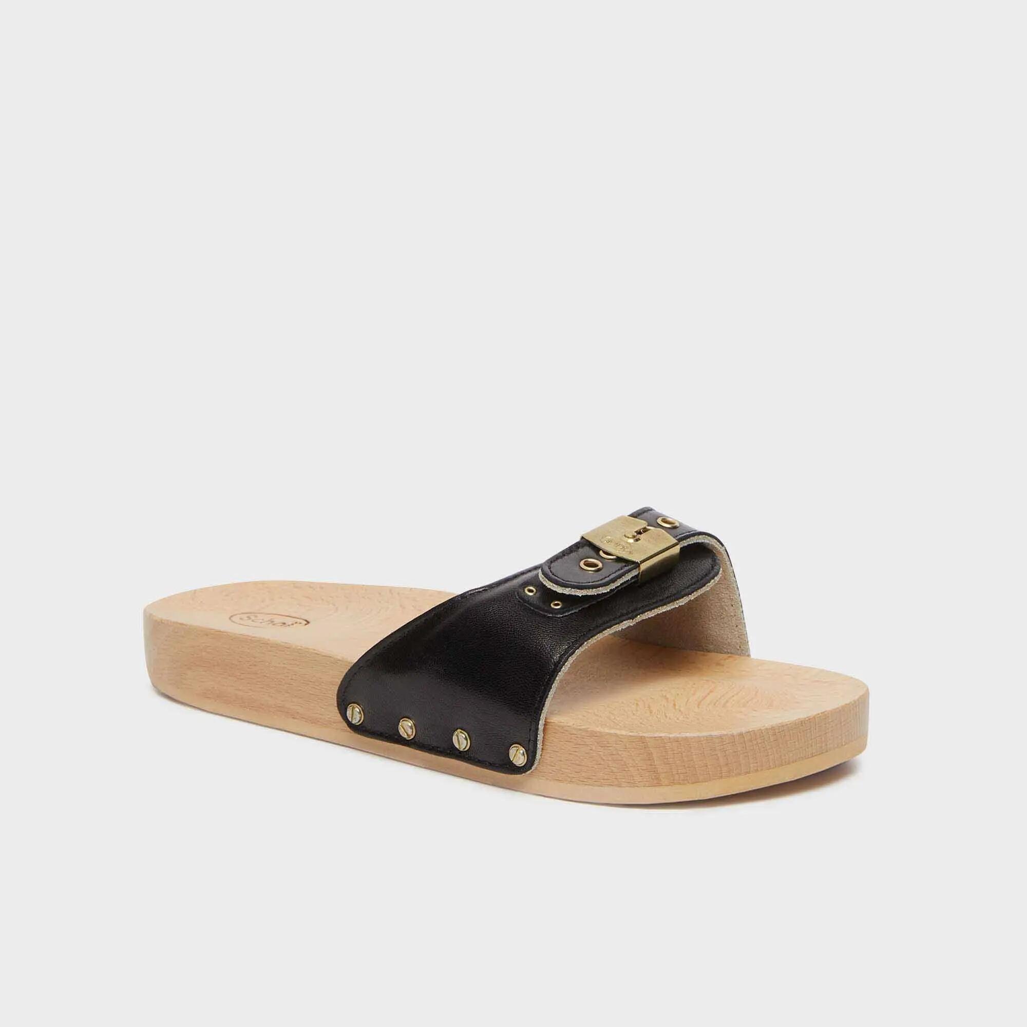 Damen Sandalen Pescura Flat Schwarz 2/4