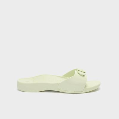 Badslippers zwemmen dames scholl sun zachtgroen