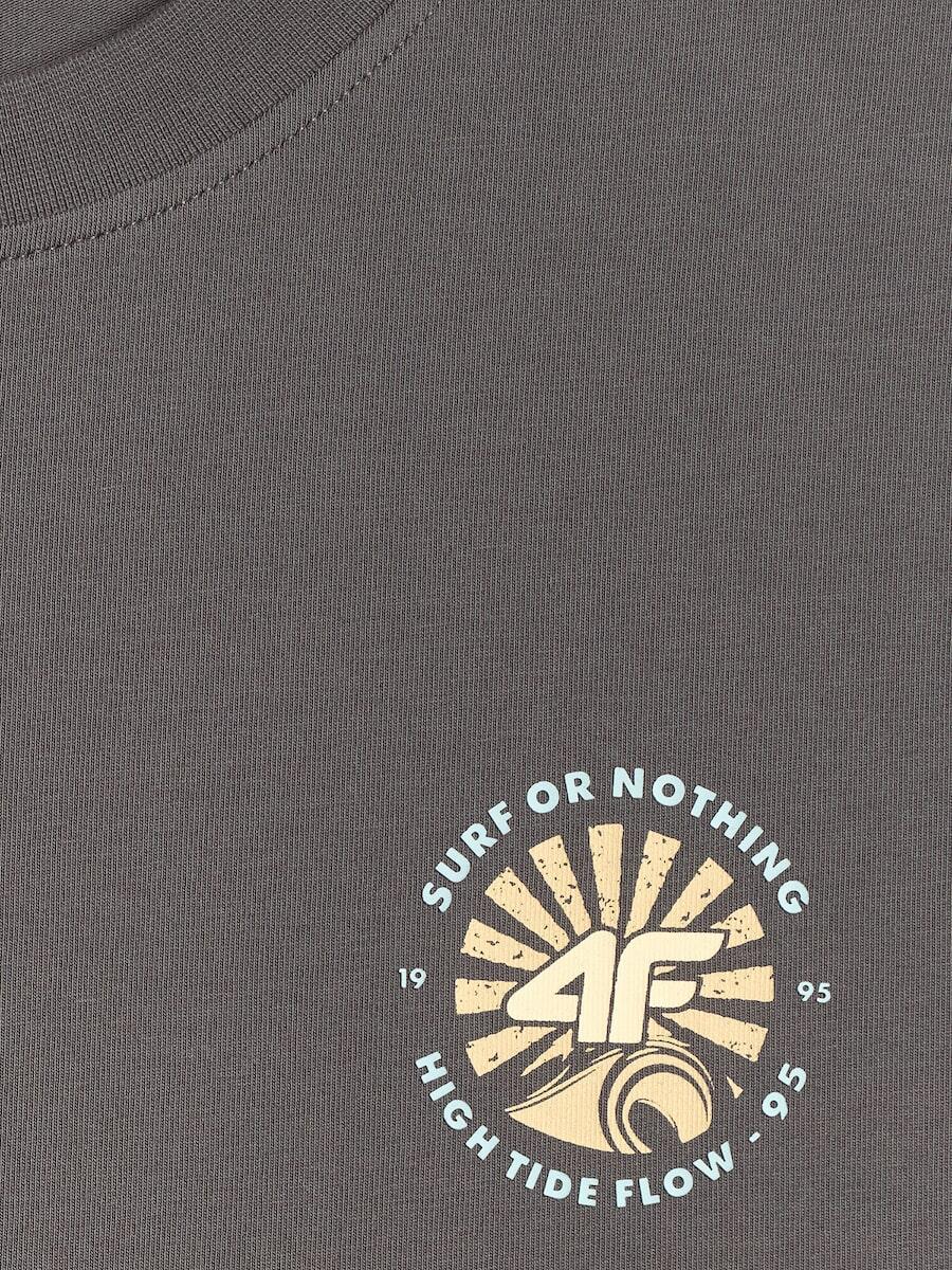T-shirt bawełniany męski 4F 4FRSS26TTSHM4293 6/6