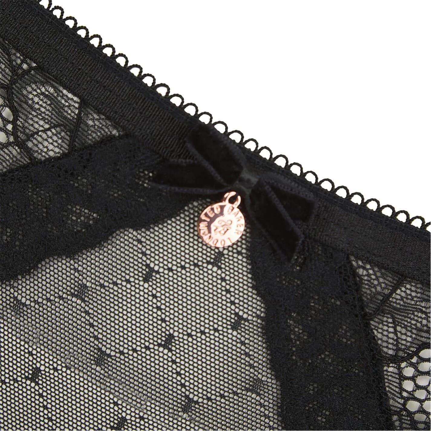 "Etta" Thong für , Spitze Damen Samtschwarz 3/3
