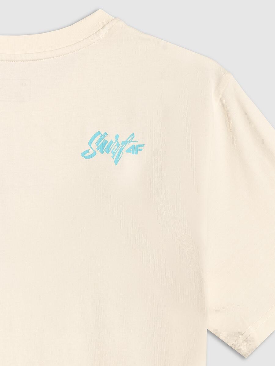 T-shirt bawełniany męski 4F 4FRSS26TTSHM4295 7/7