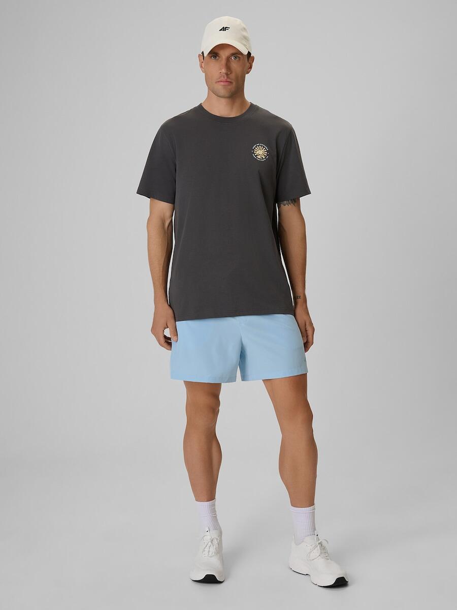 T-shirt bawełniany męski 4F 4FRSS26TTSHM4293 3/6