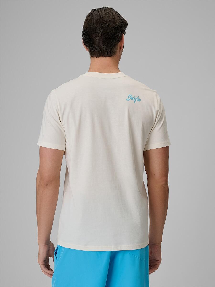 T-shirt bawełniany męski 4F 4FRSS26TTSHM4295 2/7