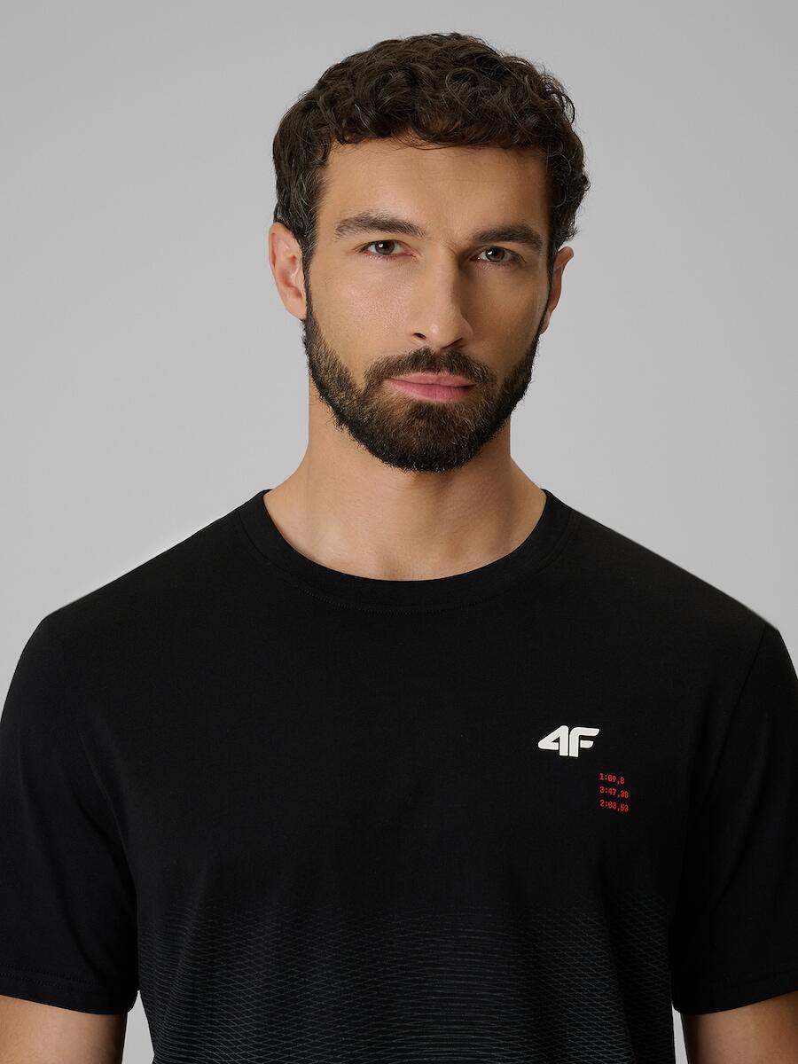 T-shirt bawełniany męski 4F 4FRSS26TTSHM4040 5/7